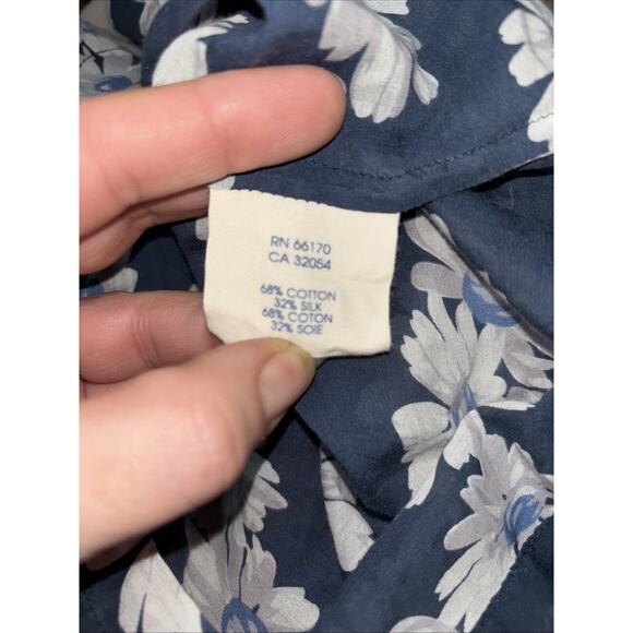 Anthropologie Edme & Esyllte Cotton/Silk Blend 3/4 Sleeve Top Size XS - Picture 8 of 8